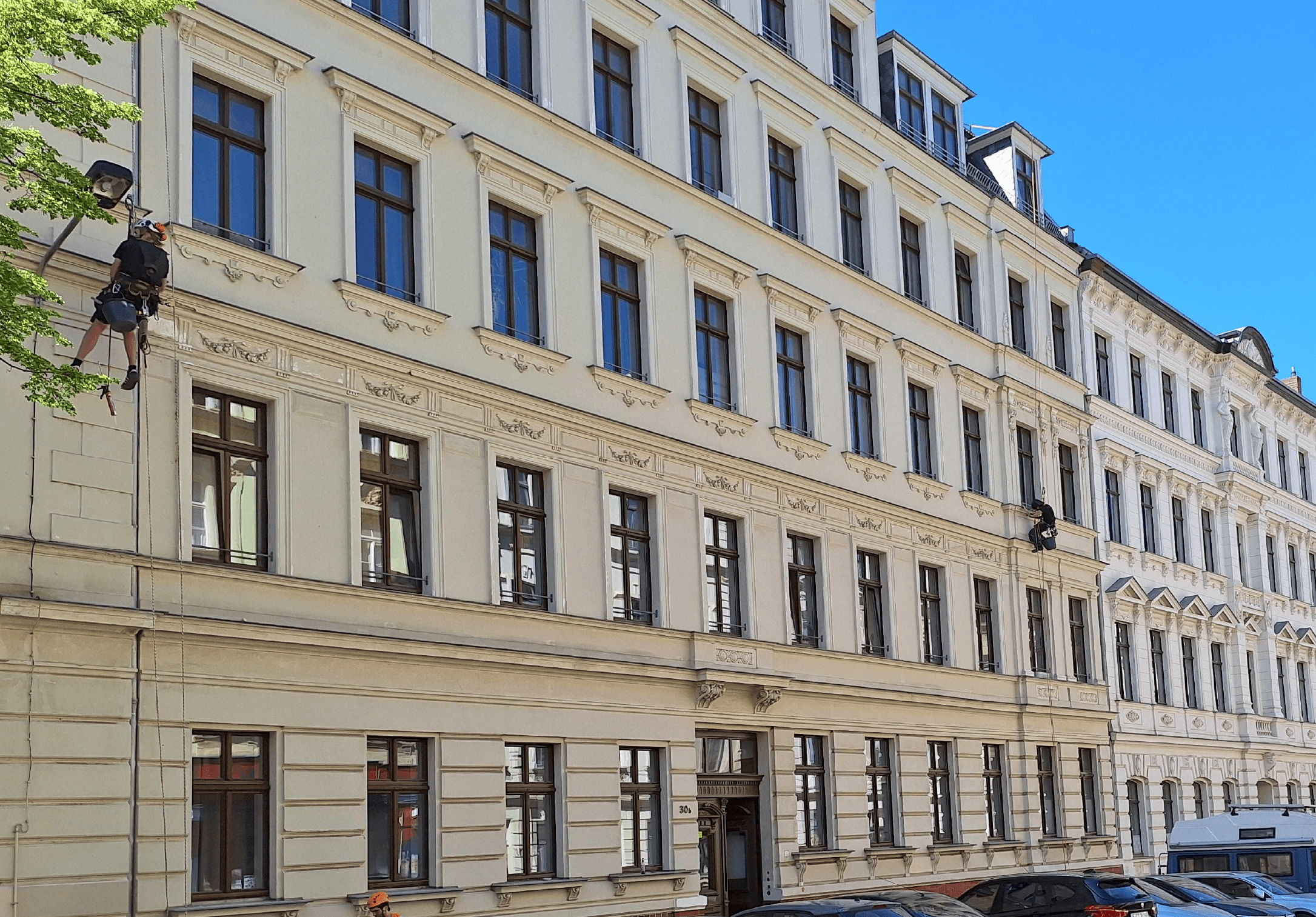 Montage von Blitzableitern